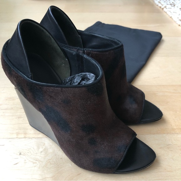 Alexander Wang Alla Leopard Wedge 36 - Picture 1 of 8